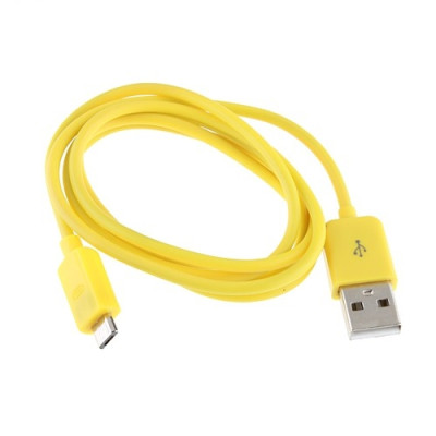 Добави още лукс USB кабели Micro USB кабел универсален жълт
